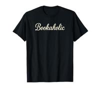 Design Bookaholic per Lettori Amanti dei Libri Reading Addict Tee Maglietta