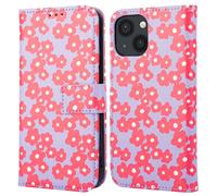 IMOSHION Design Bookcase smartphone CUSTODIA A LIBRO per Apple iPhone 13, Multicolore