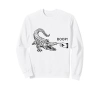 Design Boop The Angry Alligator per Amanti degli Animali e Divertimento Felpa