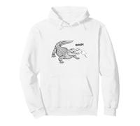 Design Boop The Angry Alligator per Amanti degli Animali e Divertimento Felpa con Cappuccio