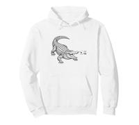 Design Boop The Angry Alligator per Amanti degli Animali e Divertimento Felpa con Cappuccio