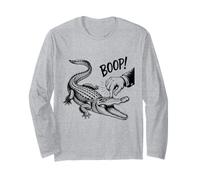 Design Boop The Angry Alligator per Amanti degli Animali e Divertimento Maglia a Manica