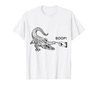 Design Boop The Angry Alligator per Amanti degli Animali e Divertimento Maglietta