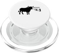 Design Boop the Angry Bull per gli amanti degli animali e momenti divertenti PopSockets PopGrip per MagSafe