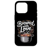 Design Brewed With Love Cooking Custodia per iPhone 16 Pro