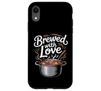 Design Brewed With Love Cooking Custodia per iPhone XR