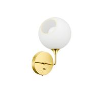 Design By Us applique Ballroom Short, bianco/oro, interruttore DESIGN BY US