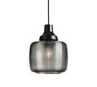 DESIGN BY US Lampada a sospensione New Wave Stripe, grigio fumo DESIGN BY US