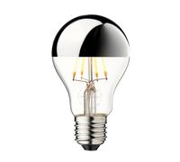 DESIGN BY US Lampadina LED E27 con riflettore, argento, 3,6 W, 2.700 K, dimmerabile DESIGN BY US