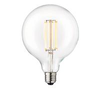 DESIGN BY US Lampadina LED Globe, E27, Ø 12,5 cm, 3,5 W, 2.700 K, dimmerabile DESIGN BY US
