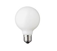 DESIGN BY US Lampadina LED Globe, E27, Ø 8 cm, opaca, 5,2 W, 2.200 K DESIGN BY US