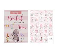 Design by Violet Confezione da 24 biglietti per bambini con pietre miliari per bambini, regali per baby shower, regalo per bambino o ragazza, unisex, per neo genitori, regali e ricordi per la