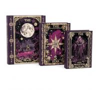 Design By Violet Set di 3 scatole decorative per tarocchi di Halloween