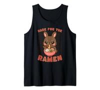 Design Carino con Coniglietto per Amanti dei Noodle con Lepre per Il Ramen Canotta