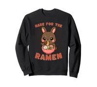 Design Carino con Coniglietto per Amanti dei Noodle con Lepre per Il Ramen Felpa