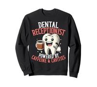 Design carino del dente per l'odontoiatria delle donne Receptionist dentale Felpa