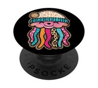 Design carino per bambini con meduse felici PopSockets PopGrip Adesivo