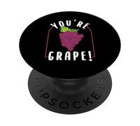Design carino uva sei uva! PopSockets PopGrip Adesivo
