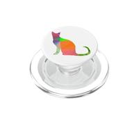 Design Cat Art Low Poly PopSockets PopGrip per MagSafe