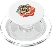 Design cinematografico retrò per la notte dei popcorn PopSockets PopGrip per MagSafe