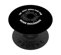 Design circolare con occhio di decodifica PopSockets PopGrip Adesivo