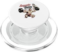 Design classico per bodybuilding e sollevamento pesi vintage PopSockets PopGrip per MagSafe