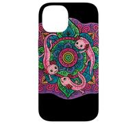 Design colorato Axolotl Mandala per gli amanti degli animali Custodia per iPhone 14