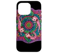 Design colorato Axolotl Mandala per gli amanti degli animali Custodia per iPhone 16 Pro