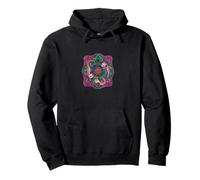 Design colorato Axolotl Mandala per gli amanti degli animali Felpa con Cappuccio