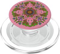 Design colorato Axolotl Mandala per gli amanti degli animali PopSockets PopGrip per MagSafe