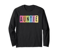 Design colorato con Lettere a Scacchi Maglia a Manica