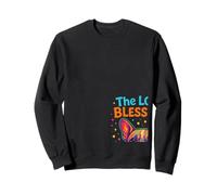 Design colorato con Scritta The Lord's Blessing French Bulldog Dog Felpa