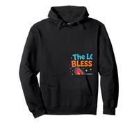 Design colorato con Scritta The Lord's Blessing French Bulldog Dog Felpa con Cappuccio