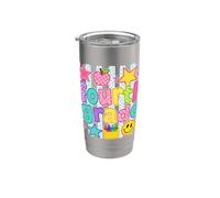 Design Colorato per la Classe Quarta: Apprendimento Bicchiere termico in acciaio inox doppia parete