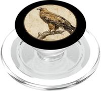 Design colorato retrò con aquila delle steppe PopSockets PopGrip per MagSafe