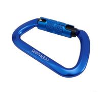 Design compatto facilmente accessibile del moschettone da arrampicata resistente 25KN con funzionamento regolare (blu)