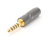 Design compatto Spina da 3,5 mm, struttura in lega resistente per un trasferimento affidabile del segnale del cavo coassiale a molla, plug and play