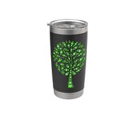 Design con albero di pino, idea regalo per gli amanti della natura, per uomini, donne e bambini Bicchiere termico in acciaio inox doppia parete