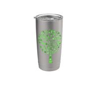 Design con albero di pino, idea regalo per gli amanti della natura, per uomini, donne e bambini Bicchiere termico in acciaio inox doppia parete
