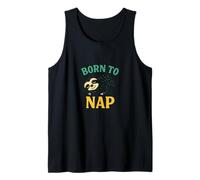 Design con bradipo Born to Nap Lazy Day Mood Animal Canotta