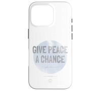 Design con cerchio "Give Peace A Chance" Custodia per iPhone 16 Pro