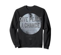 Design con Cerchio Give Peace A Chance Felpa
