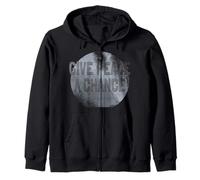 Design con Cerchio Give Peace A Chance Felpa con Cappuccio