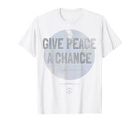 Design con Cerchio Give Peace A Chance Maglietta
