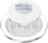 Design con cerchio "Give Peace A Chance" PopSockets PopGrip per MagSafe