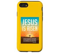 Design con citazione della Bibbia cristiana di Gesù è risorto per il giorno orientale Custodia per iPhone SE (2020) / 7/8