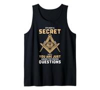 Design con Citazione Massone Not a Secret Wrong Questions Canotta