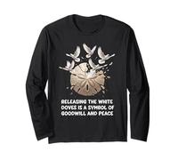 Design con Colomba di Sabbia e buona volontà e Pace Maglia a Manica