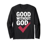 Design con Cuore audace Good Without God Maglia a Manica