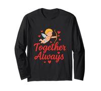 Design con Cupido Together Forever Maglia a Manica